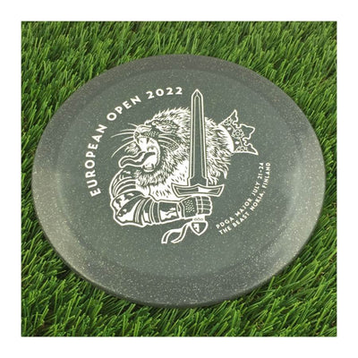 Discmania C-Line Metal Flake FD3 with European Open 2022 - The Beast - Nokia, Finland Stamp - 173g - Translucent Grey