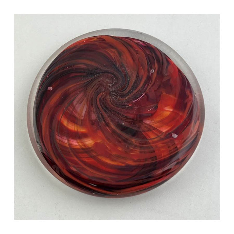 Charpentier Glass Solid Glass Marker Disc - 181g - Translucent Red
