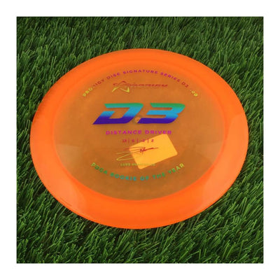 Prodigy 400 D3 with 2022 Signature Series Luke Humphries - PDGA Rookie of the Year Stamp - 174g - Translucent Orange