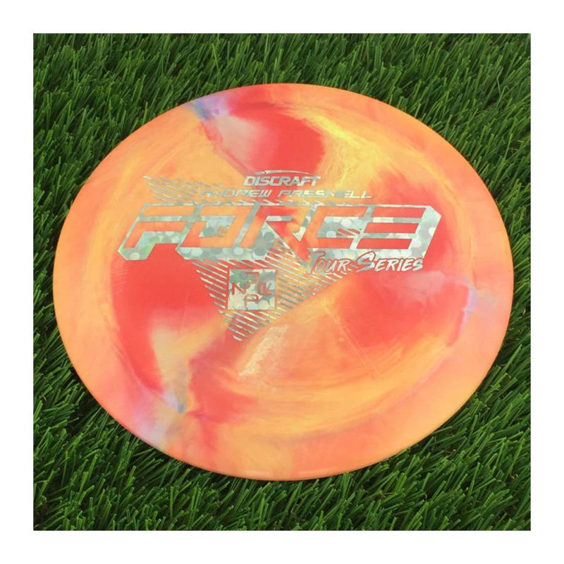 Discraft ESP Swirl Force with Andrew Presnell Tour Series 2022 Stamp