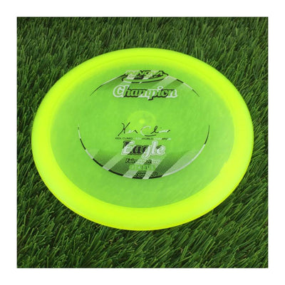 Innova Champion Eagle with Ken Climo - 12x World Champion New Stamp Stamp - 162g - Translucent Yellow