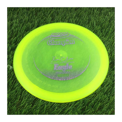 Innova Champion Eagle with Ken Climo - 12x World Champion New Stamp Stamp - 156g - Translucent Yellow