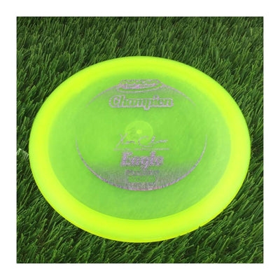 Innova Champion Eagle with Ken Climo - 12x World Champion New Stamp Stamp - 163g - Translucent Yellow