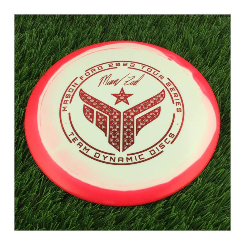 Dynamic Discs Fuzion Orbit Getaway with Mason Ford Logo 2022 Tour Series - Team Dynamic Discs Stamp - 176g - Solid Red