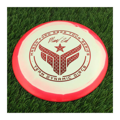 Dynamic Discs Fuzion Orbit Getaway with Mason Ford Logo 2022 Tour Series - Team Dynamic Discs Stamp - 176g - Solid Red