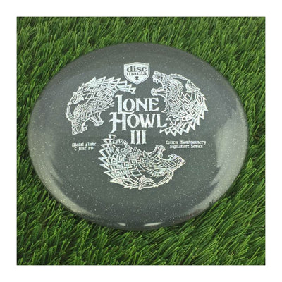 Discmania C-Line Metal Flake PD with Lone Howl III Colten Montgomery Signature Series Stamp - 172g - Translucent Grey