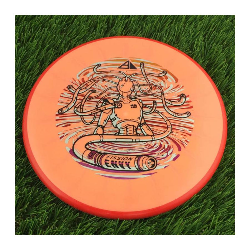 Axiom Fission Envy with DoubleRam Design Special Edition - Join the Collective Stamp - 170g - Solid Salmon Orange
