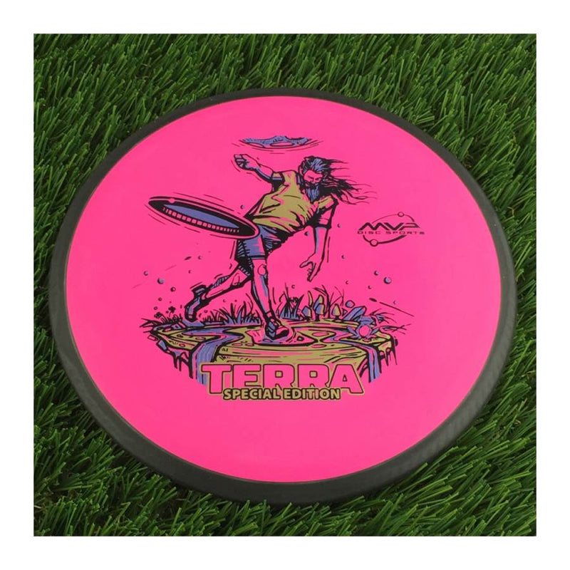 MVP Electron Medium Terra with James Conrad Controlled Rip Special Edition - Art by John Dorn Stamp - 171g - Solid Pink