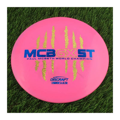 Discraft ESP Swirl Undertaker with McBeast 6X Claw PM World Champ Stamp - 174g - Solid Pink