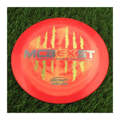 Discraft ESP Swirl Undertaker with McBeast 6X Claw PM World Champ Stamp - 174g - Solid Red