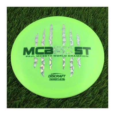 Discraft ESP Swirl Undertaker with McBeast 6X Claw PM World Champ Stamp - 174g - Solid Light Green