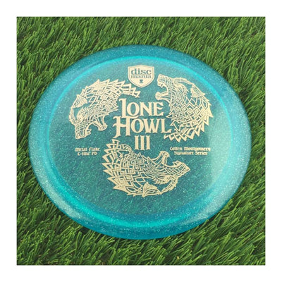 Discmania C-Line Metal Flake PD with Lone Howl III Colten Montgomery Signature Series Stamp - 171g - Translucent Blue
