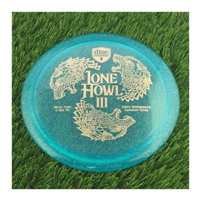 Discmania C-Line Metal Flake PD with Lone Howl III Colten Montgomery Signature Series Stamp - 171g - Translucent Blue