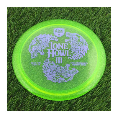 Discmania C-Line Metal Flake PD with Lone Howl III Colten Montgomery Signature Series Stamp - 170g - Translucent Green