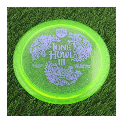 Discmania C-Line Metal Flake PD with Lone Howl III Colten Montgomery Signature Series Stamp - 171g - Translucent Green