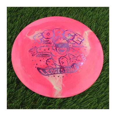 Discraft ESP Swirl Force with 2023 Ledgestone Edition - Wave 1 Stamp - 174g - Solid Pink