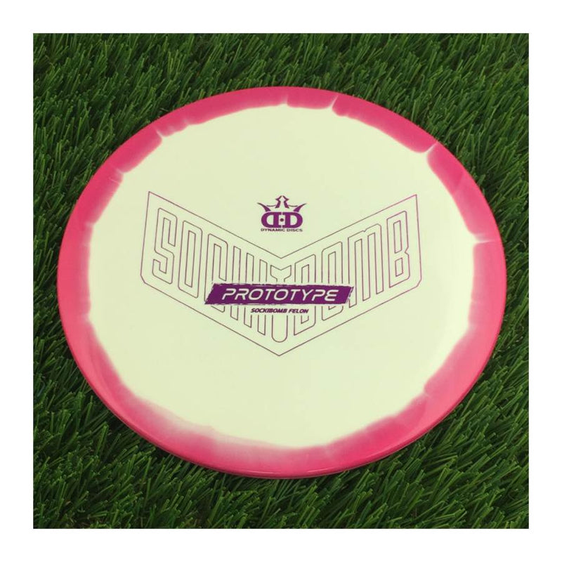 Dynamic Discs Supreme Sockibomb Felon with Prototype Stamp - 175g - Solid Pink