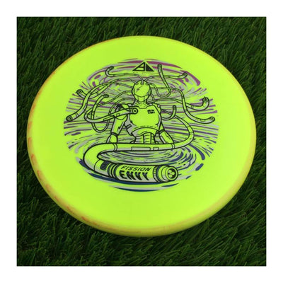 Axiom Fission Envy with DoubleRam Design Special Edition - Join the Collective Stamp - 175g - Solid Neon Yellow