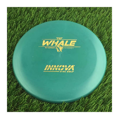 Innova XT Whale with Burst Logo Stock Stamp - 161g - Solid Dark Green
