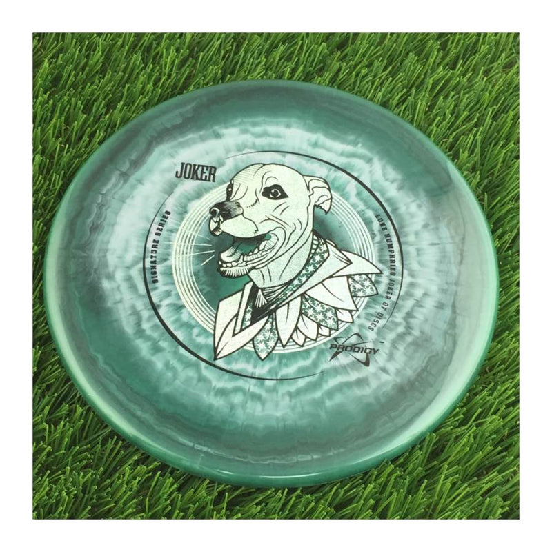 Prodigy 500 Spectrum A5 with Luke Humphries Joker of Discs 2023 Signature Series Stamp - 176g - Solid Dark Green