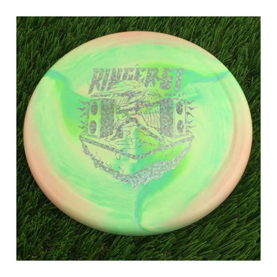 Discraft ESP Swirl Ringer GT with 2023 Ledgestone Edition - Wave 2 Stamp - 174g - Solid Green