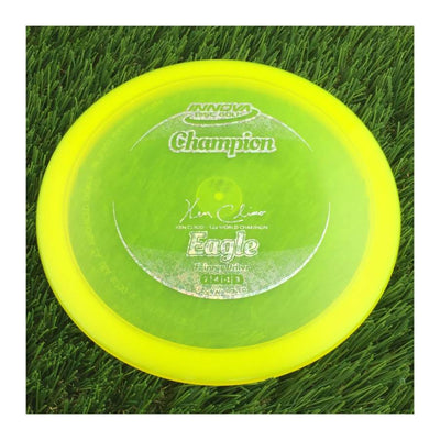 Innova Champion Eagle with Ken Climo - 12x World Champion New Stamp Stamp - 168g - Translucent Yellow