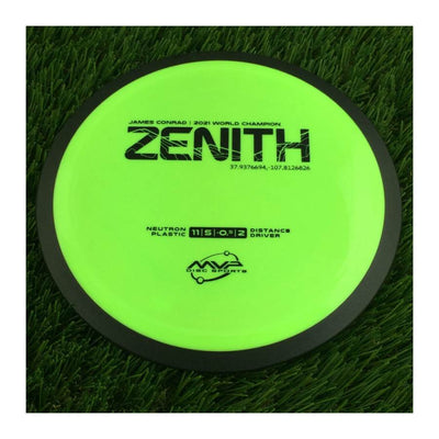 MVP Neutron Zenith with James Conrad | 2021 World Champion Stamp - 172g - Solid Green