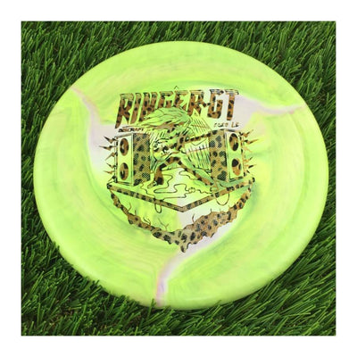 Discraft ESP Swirl Ringer GT with 2023 Ledgestone Edition - Wave 2 Stamp - 174g - Solid Off Green