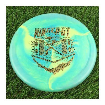 Discraft ESP Swirl Ringer GT with 2023 Ledgestone Edition - Wave 2 Stamp - 174g - Solid Teal Green