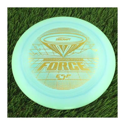 Discraft ESP Force with 2023 Ledgestone Edition - Wave 2 Stamp - 166g - Solid Light Blue