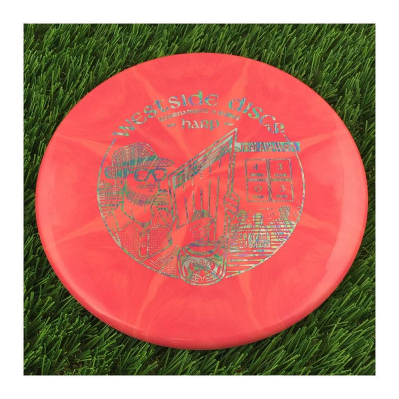 Westside Tournament-X Burst Harp with Matt Orum Playing Harp Team Series 2023 Stamp - 173g - Solid Orangish Pink