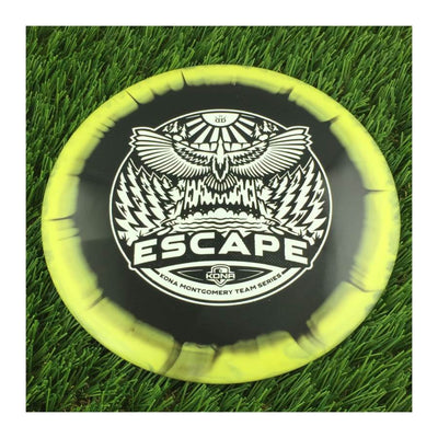 Dynamic Discs Fuzion Orbit Escape with Kona Montgomery Eagle Wings Team Series 2023 Stamp - 175g - Solid Yellow