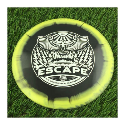 Dynamic Discs Fuzion Orbit Escape with Kona Montgomery Eagle Wings Team Series 2023 Stamp - 175g - Solid Yellow