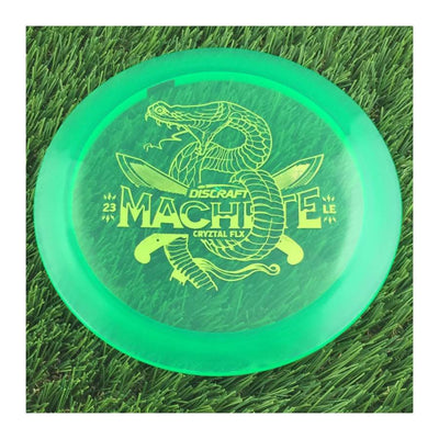 Discraft CryZtal Flx Machete with 2023 Ledgestone Edition - Wave 2 Stamp - 174g - Translucent Green