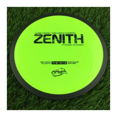 MVP Neutron Zenith with James Conrad | 2021 World Champion Stamp - 169g - Solid Lime Green