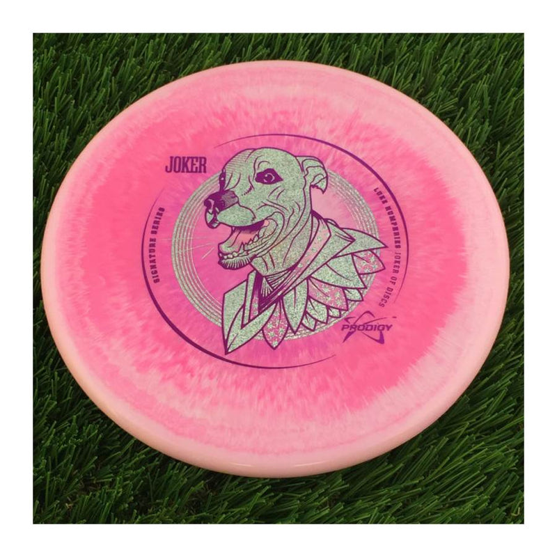 Prodigy 500 Spectrum A5 with Luke Humphries Joker of Discs 2023 Signature Series Stamp - 171g - Solid Pink