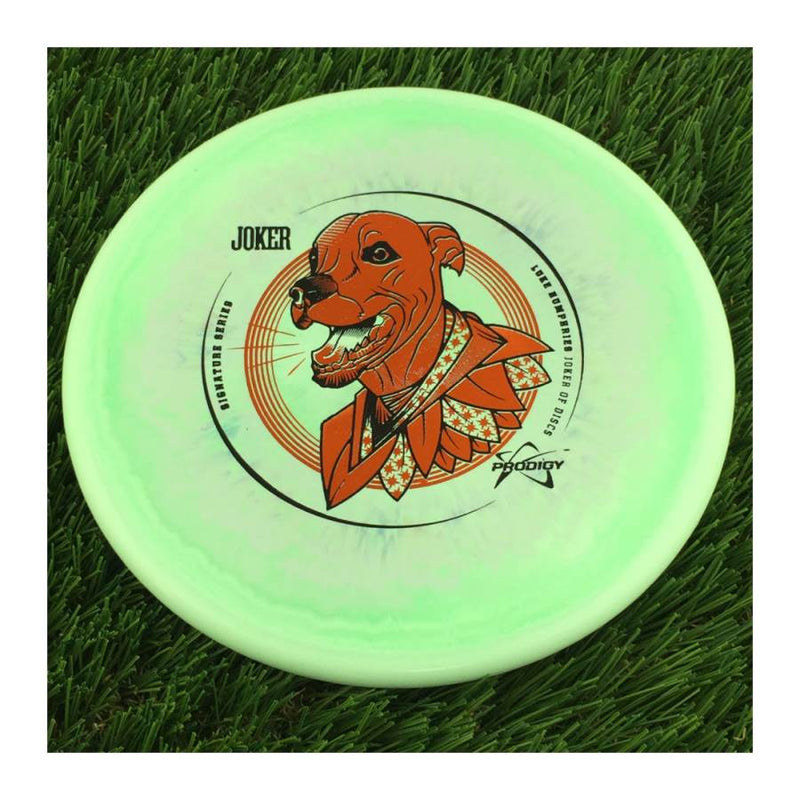 Prodigy 500 Spectrum A5 with Luke Humphries Joker of Discs 2023 Signature Series Stamp - 177g - Solid Light Green