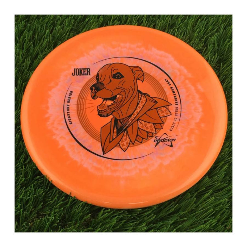 Prodigy 500 Spectrum A5 with Luke Humphries Joker of Discs 2023 Signature Series Stamp - 176g - Solid Orange