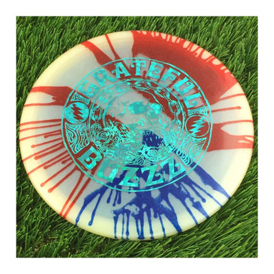 Discraft Elite Z Fly-Dyed Buzzz with 2023 Ledgestone Edition - Wave 2 Stamp - 176g - Translucent Flag