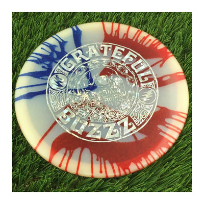 Discraft Elite Z Fly-Dyed Buzzz with 2023 Ledgestone Edition - Wave 2 Stamp - 180g - Translucent Flag