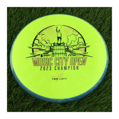 Axiom Fission Proxy with DGPT Music City Open Champion 2023 Simon Lizotte Signature Stamp - 174g - Solid Yellow