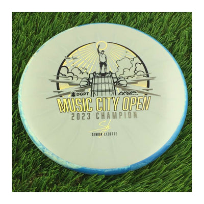 Axiom Fission Proxy with DGPT Music City Open Champion 2023 Simon Lizotte Signature Stamp - 171g - Solid Grey