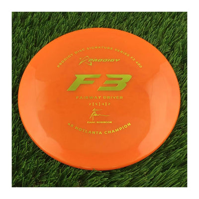 Prodigy 400 F3 with 2022 Signature Series Isaac Robinson - 4X Hotlanta Champion Stamp - 173g - Solid Orange