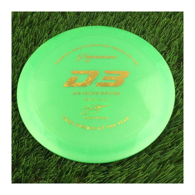 Prodigy 400 D3 with 2022 Signature Series Luke Humphries - PDGA Rookie of the Year Stamp - 174g - Solid Pastel Green