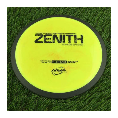 MVP Neutron Zenith with James Conrad | 2021 World Champion Stamp - 172g - Solid Dark Yellow