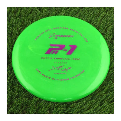 Prodigy 400 PA-1 with 2022 Signature Series Alden Harris - 2020 Music City Open Champion Stamp - 171g - Solid Lime Green