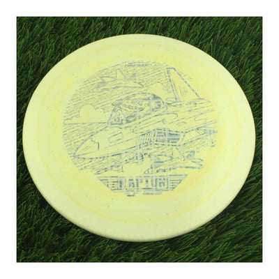 Discraft ESP Lite Sparkle Raptor with 2023 Ledgestone Edition - Wave 3 Stamp - 169g - Solid Pale Yellow