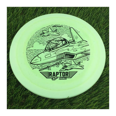 Discraft ESP Lite Sparkle Raptor with 2023 Ledgestone Edition - Wave 3 Stamp - 169g - Solid Mint Green