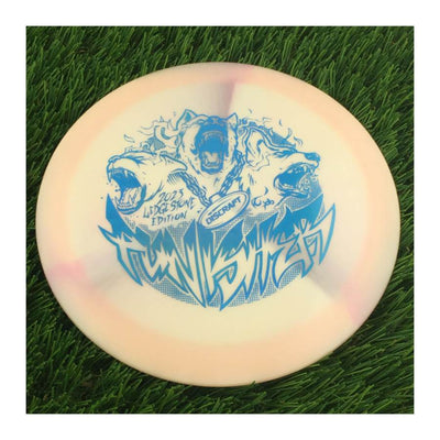Discraft ESP Swirl Punisher with 2023 Ledgestone Edition - Wave 3 Stamp - 174g - Solid Pale Pink