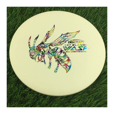 Discraft Crazy Tuff (CT) Blend Wasp with 2023 Ledgestone Edition - Wave 3 Stamp - 172g - Solid White